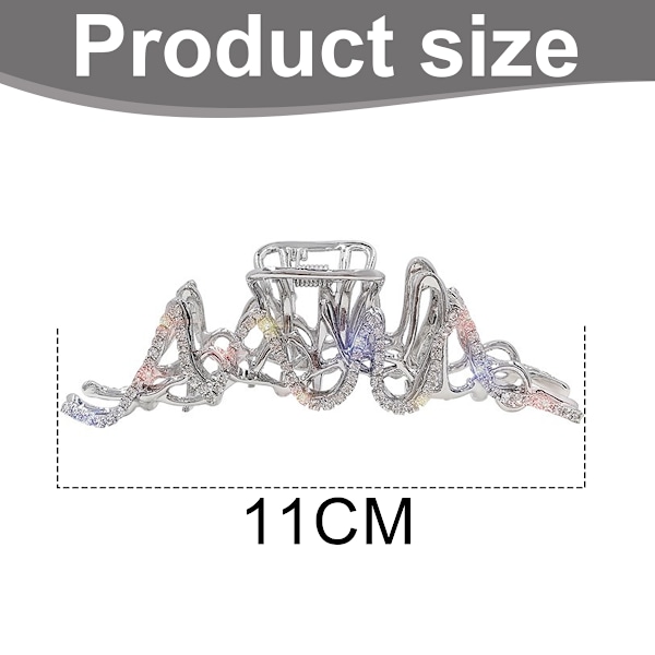 3-pack Spice Girls Super Flash Metallklämma Y2K Hårclips Dekorativ hårclips