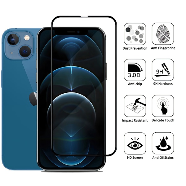 För att skydda din iPhone 14 Plus - härdat glas! Skyddsfilm