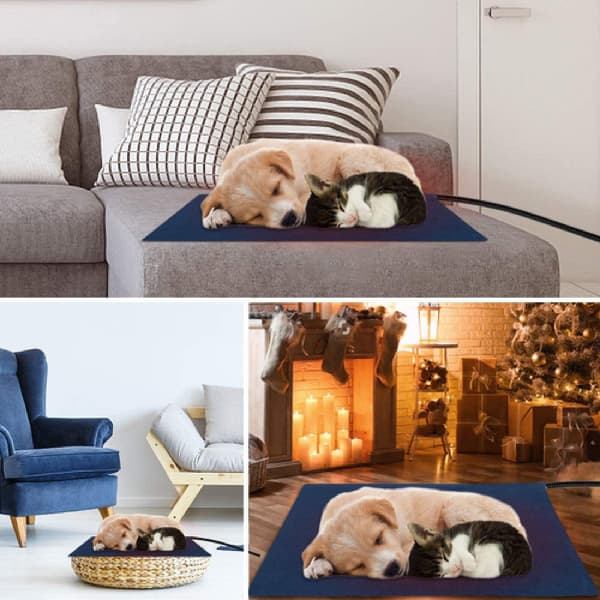 Dog Heating Pad with Chew-Resistant Cord, Layers, Warming Cat Heating Pads