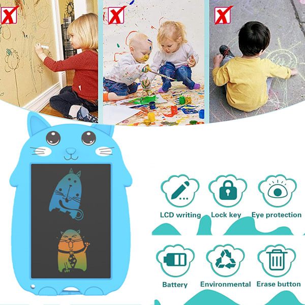 Doodle Board LCD Skrivetavle til Børn, Julegave Fødselsdagsgave Legetøj