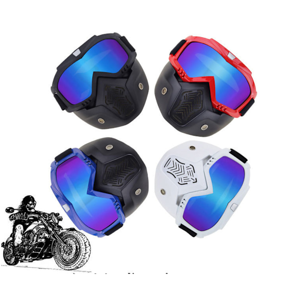 Paintballmask med anti-imma, luftgevär full täckning och skyddsglasögon är avtagbara och justerbara