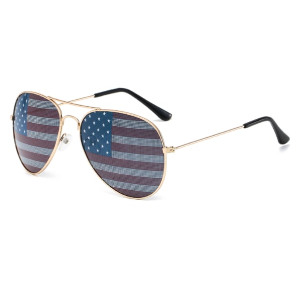 1 Pack Bulk USA America Glasses - American Flag Aviator