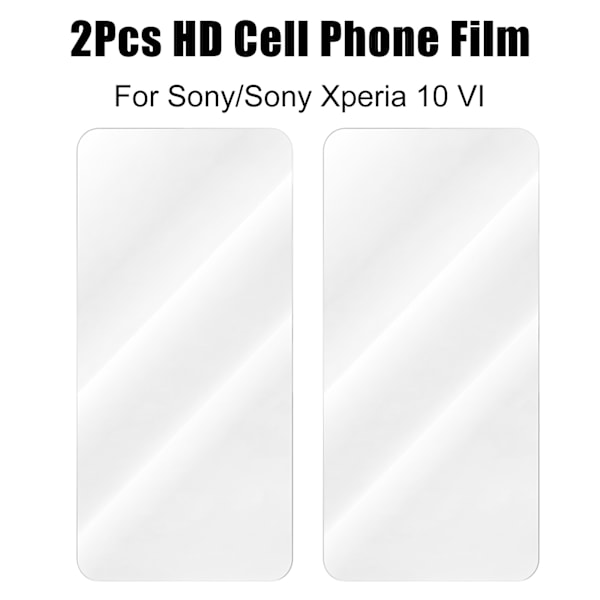 2-Pack Sony Xperia 10 VI Näytönsuoja Karkaistua Lasia