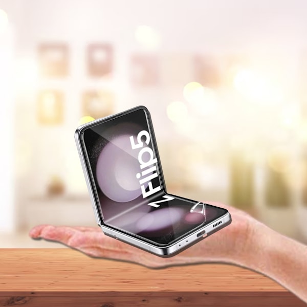 Samsung Galaxy Z Flip 5 Näytönsuoja Suojamuovi Näytönsuoja TPU läpinäkyvä