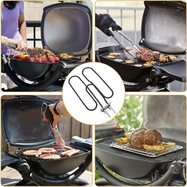 Elektrisk BBQ Varmeelement – LUSKYKA® – Model 66631 – 2200W – Rustfrit Stål