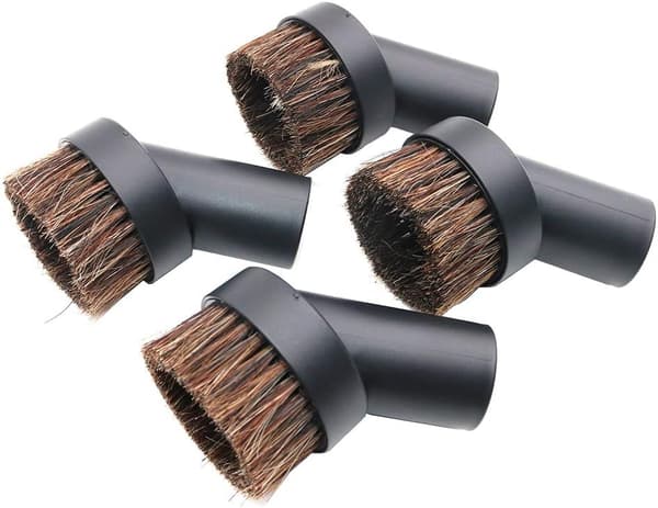 4-pack Dammsugartillbehör Mjuk Hästhårsborste Dammsugarmunstycke