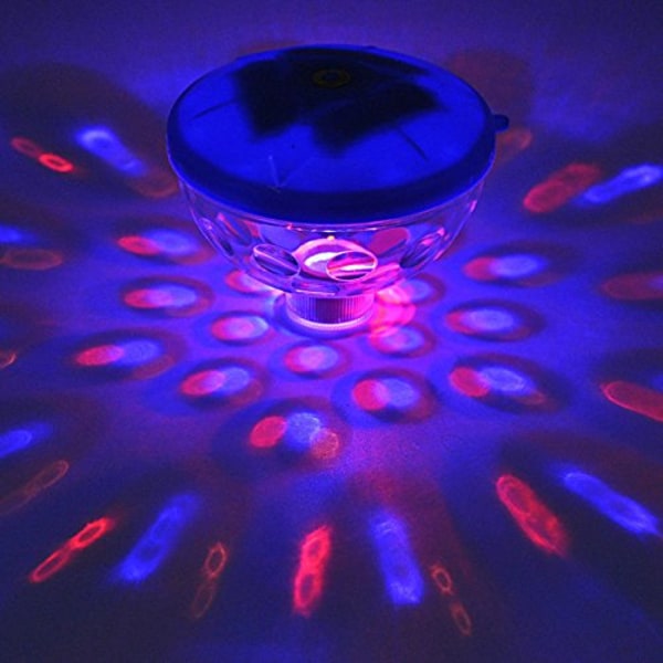 Färgglada färgskiftande lampor Changing Disco LED Bath Aqua