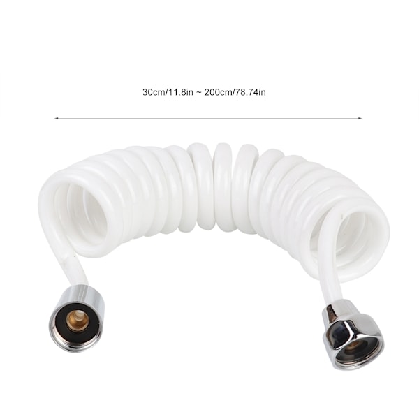 Flexibel duschslang för vatten VVS toalett bidet spraypistol G1/2 (2M)