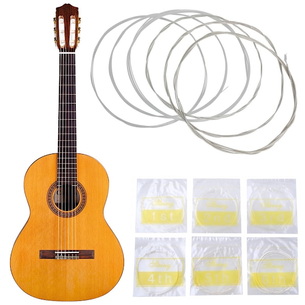 Akustisk Gitarr, Nylon Strängar