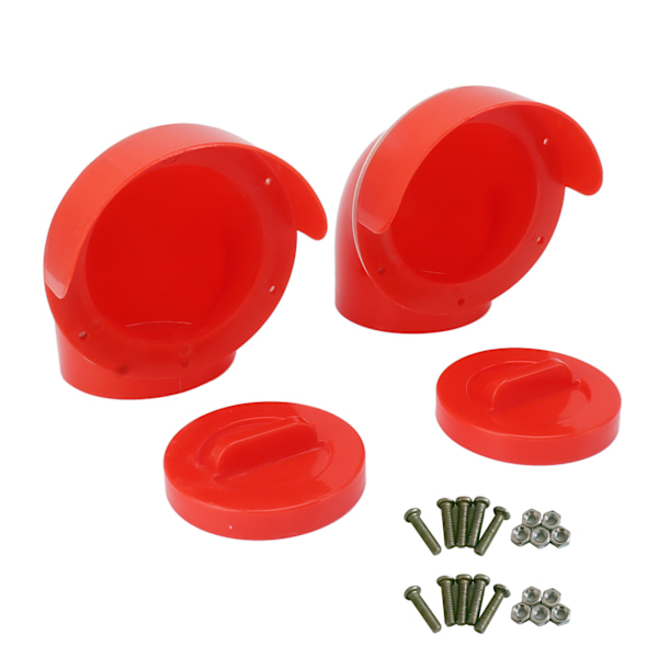 Fjerkræ Foderporte Kit Auto Stor Diameter Regnsikkert Praktisk Tyngdekraft Foder Kit til Spande