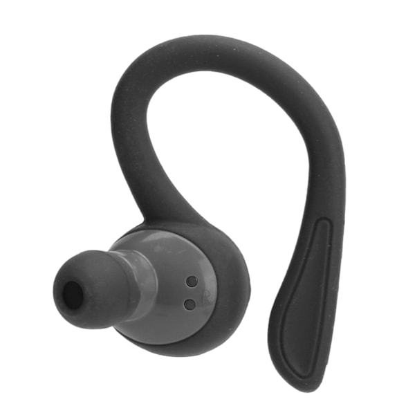 Bluetooth Öronkrokar Hörlurar Trådlösa Sport In-Ear Headset Hörlurar med Laddningsbox (Svart)