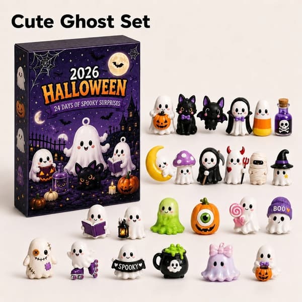 Halloween Countdown Calendar 2026 – Surprise Set C 26 * 18 * 3CM