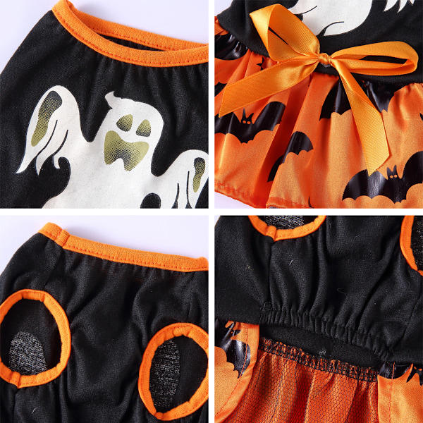 1 Set Pelottava Lepakko Halloween Lemmikkieläinten Tarvikkeet Koiran Vaatteet Noitamekko Lemmikki Koiran Asuste Lepakko Meidän Joulupäivä