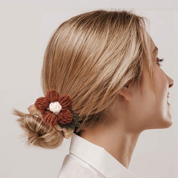 Terry Klud Elastisk Strækbar Fuzzy Bred Tyk Hårbånd Scrunchies Bånd Ring