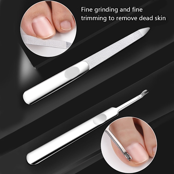 Nagelklippare för Tjocka Naglar, Nagelklippare för Inväxta Naglar, 5 St Set för Pedikyr för Män och Kvinnor
