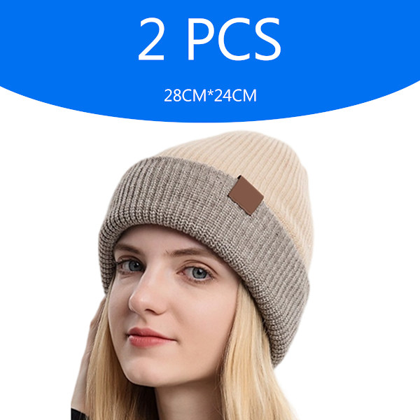 2 kpl taittuvia villapipoja, unisex, sopii syksyyn, pareille, vanhemmille ja lapsille, käytettäväksi yhdessä ulkona