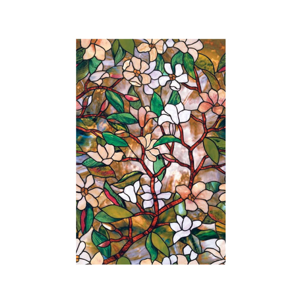 Magnolia paljetter elektrostatiska glas klistermärken limfritt fönster