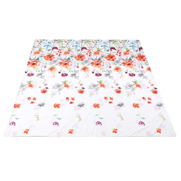 3 stk. Blomsterprint Sanding Dynebetræk Blødt Sengelinned Sæt Pudebetræk #King Size