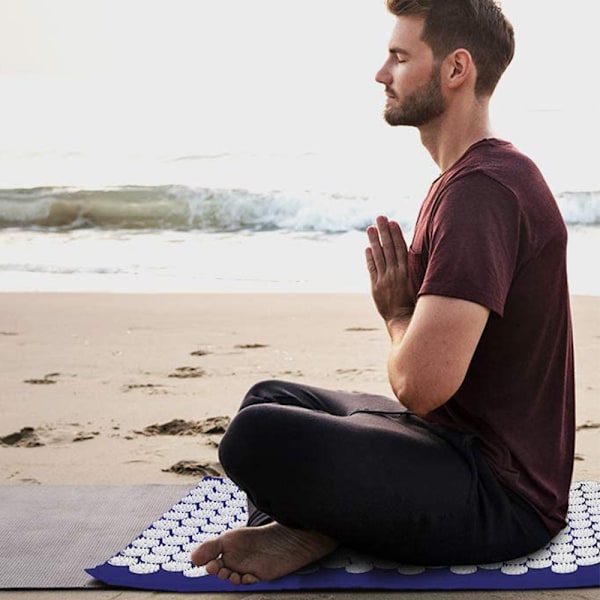 Nålmatta Original Acupressurmatta för Rygg/Kroppssmärta, Avkoppling och Mindfulness