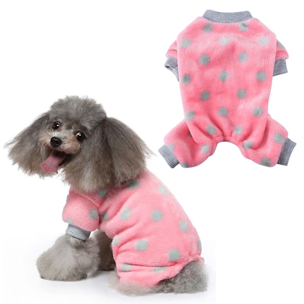 Talvikoiran lämmin nelijalkainen lemmikkieläimen plushi talvivaatteet lemmikkieläinten kotipäiväasut