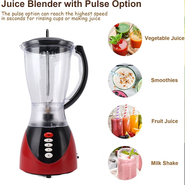Blender Combo Profesjonell Benkeblender Matprosessorblender For Smoothies Is Frossen Frukt Grønnsaker Sauser 220V EU-kontakt