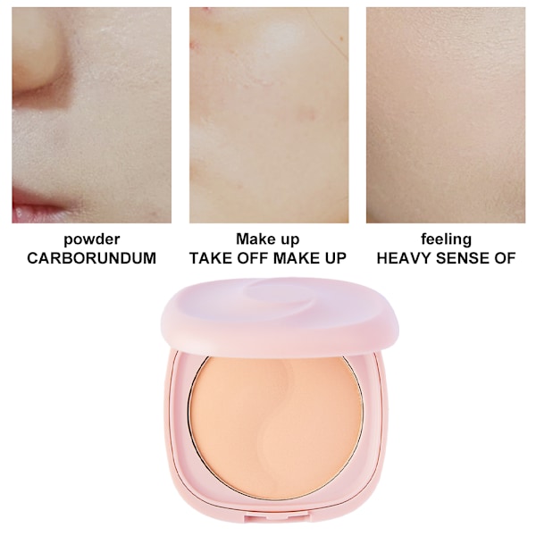 Makeup Palette Puder, Lätt & Transparent Täckning Vattentät Talkfri Ansikte