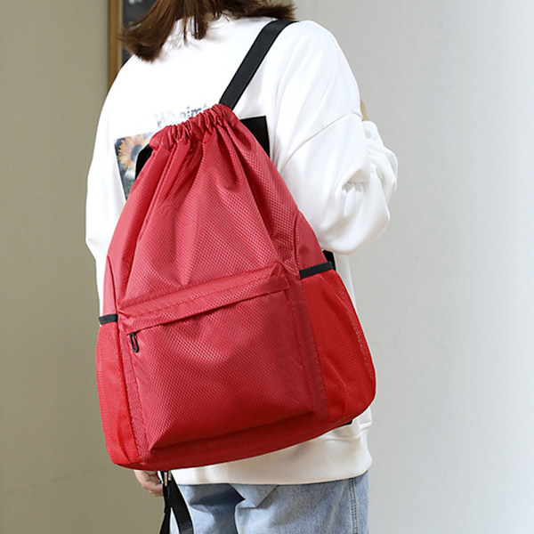 Ryggsäck med dragsko Gym Bag Sackpack String Sack Pack Bags