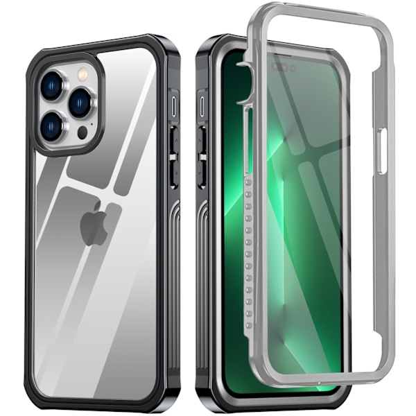 Shockproof, Defence, Skal, Black, iPhone 14 Pro Max Black iPhone 14 Pro Max (6.7)