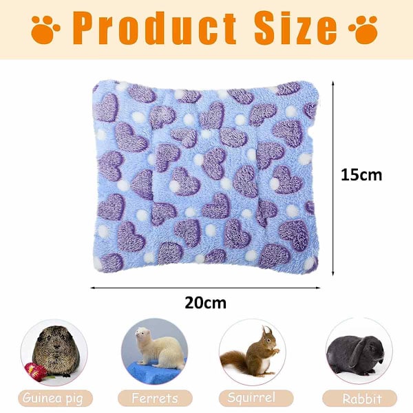 5 stk Kjærlighet Kjæledyr Pute Hvit/grå Hamster Totoro Kanin Varme Pute Kjæledyr Pute Hamster sovepute