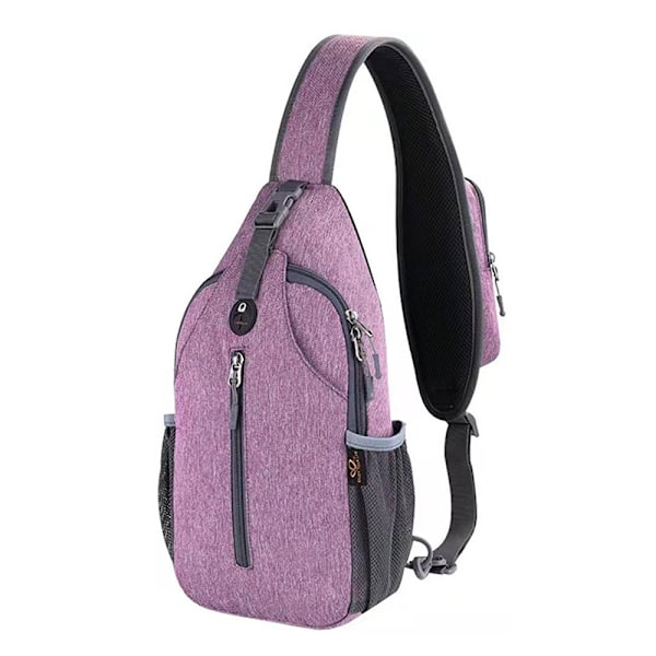 Crossbody Sling Ryggsäck Slingväska Resa Vandring Bröstväska Dagryggsäck