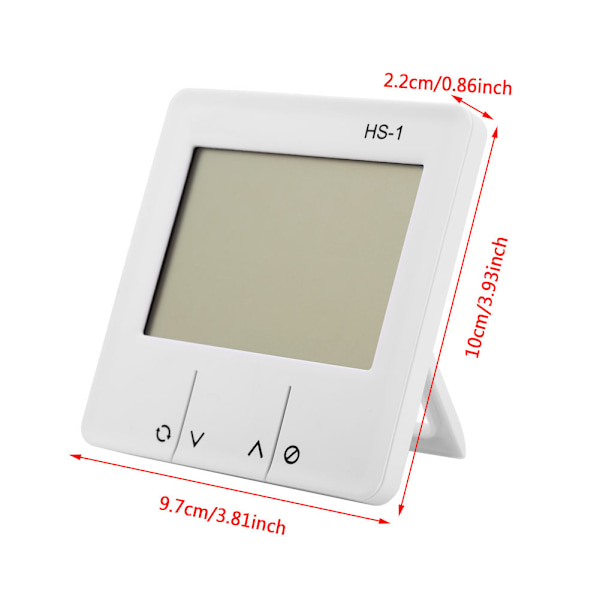 ANENG Digital Display Temperatur- og Luftfugtighedsmåler Hygrometer Termometer Fahrenheit/Celsius