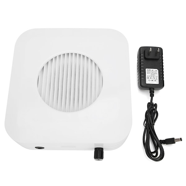 60W Nageldammsamlare Justerbar Nageldammsugningsfläkt Nagelsugdammsugare US-kontakt 110-240V