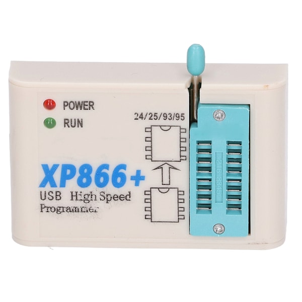 XP866 Hög Hastighet SPI FLASH Programmerare BIOS Chip USB Programmeringskit för 24 25 93 EEPROM