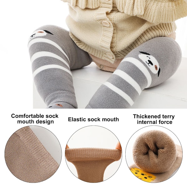 Søde design, efterårs- og vinter-benvarmere til baby