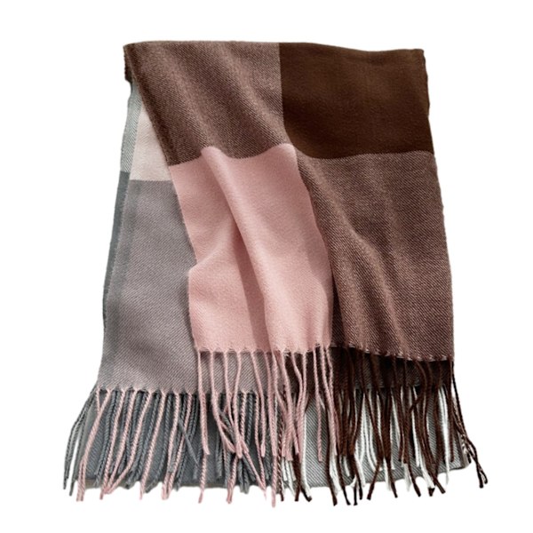 Dametøj Lang Plaid Tæppe Chunky Oversized Vinter/Efterår Varmt Sjal Stor Tartan Sjal Wrap Shawl