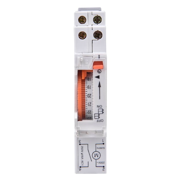 Tidsrelä DIN-skena Mikrodatorkontroll Mekanisk Utrustning TH-182 AC220V 50/60Hz
