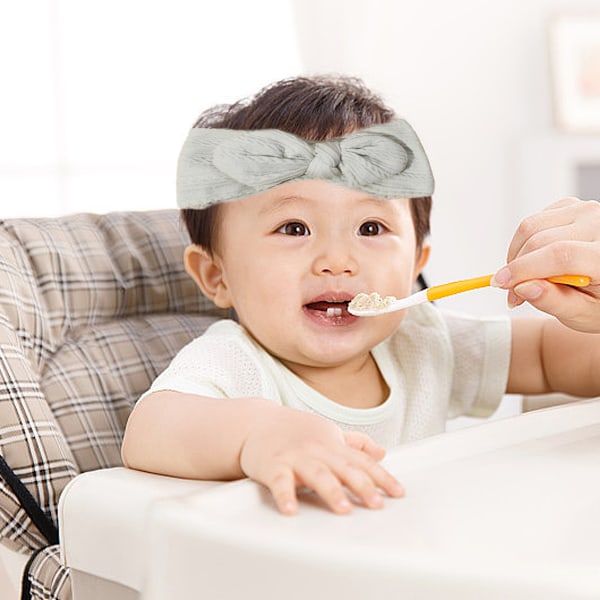 3 stk Baby Jente Hodebånd Baby Jente Hår Tilbehør Nyfødt Håndlaget Hår Hårbånd Tilbehør for Spedbarn Småbarn Barn