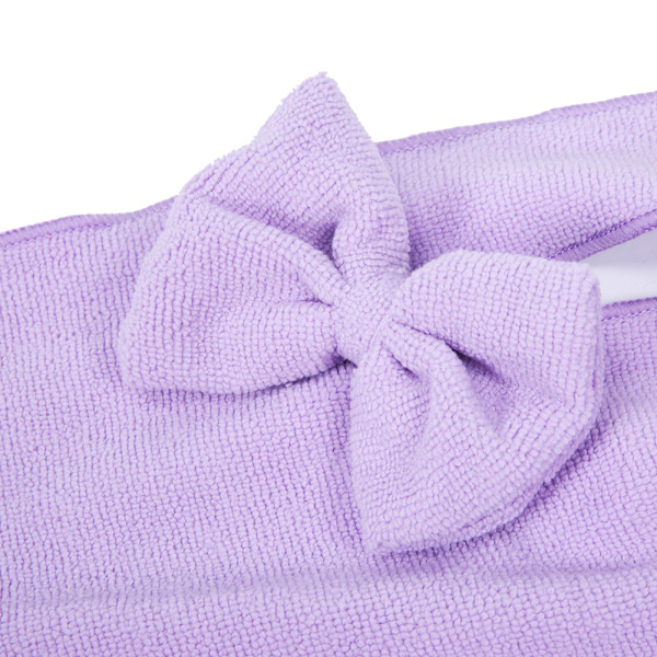 Superfint Fiber Bærbar Badehåndkle Dusj Bad SPA Wrap Kroppsbadekåpe Lilla