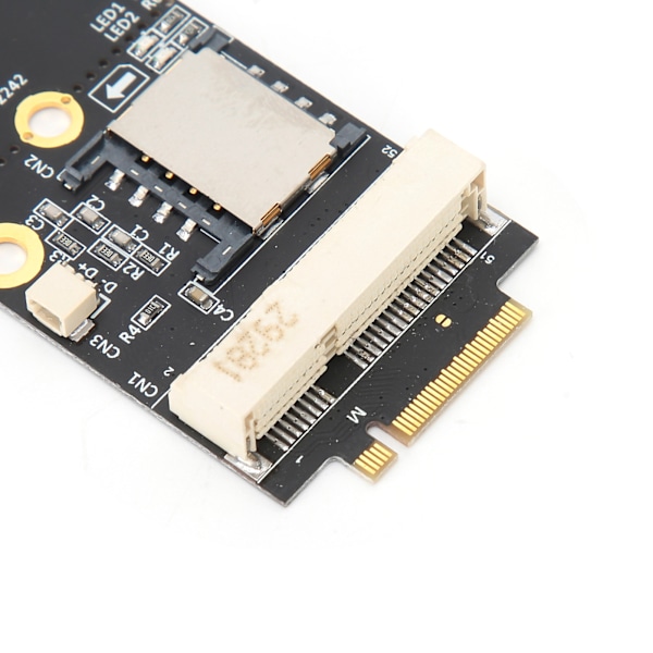 Adapterkort Mini PCIE till NGFF(M.2) Nyckel M Nätverkskonverterare för Win10/8/7/2000/Linux