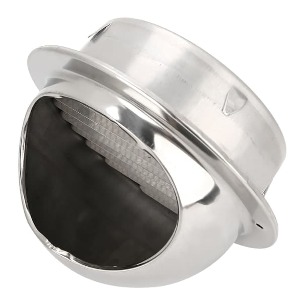 Ventilation Solution, Round Stainless Steel Ventilation Hood Offers Proper Ventilation and Smooth Surface for Your Kitchen or Bathroom
