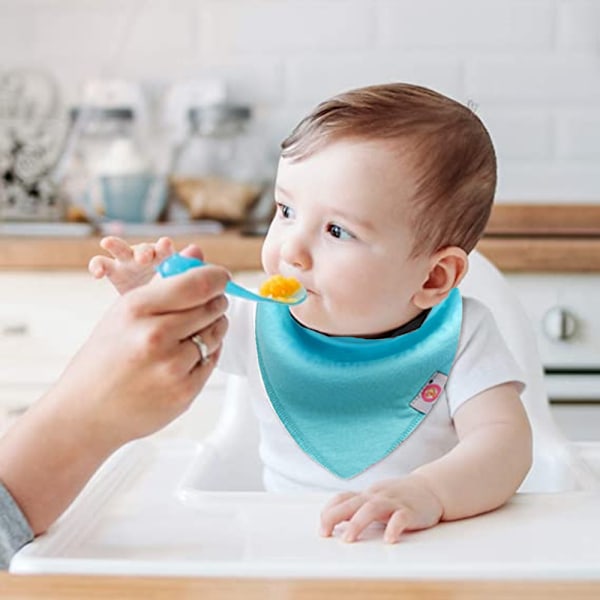 Baby Bandana Sutte-Slobber Bibs 10-pak Baby Bibs til Drenge, Piger, Unisex til Tandsætning og Slobber