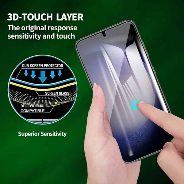 Samsung Härdat Glas Skärmskydd för Galaxy S24 Ultra - 2 Pack