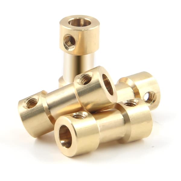 4 stk fleksibel akselkobling 2-3 mm motoroverføring messingkoblinger for RC-fly 4 stk 2-3 mm