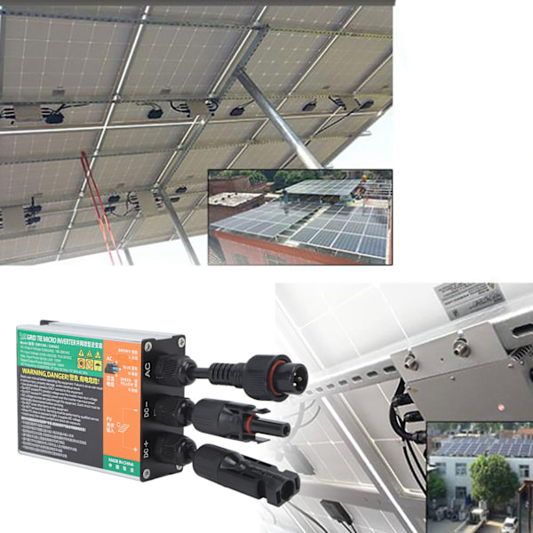 GMI 700W Solcelle Nettilsluttet Mikro Inverter Sinus Bølge Fotovoltaisk Mikro Nettilsluttet Inverter til Hjemmeenergiproduktionssystem AC 220V