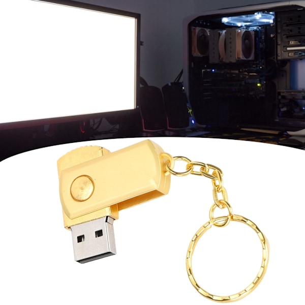 USB-minne 2.0 med roterande blixtlås i bulk för Window2003/XP/Vista/7/8/10/OS X/Linux 1GB