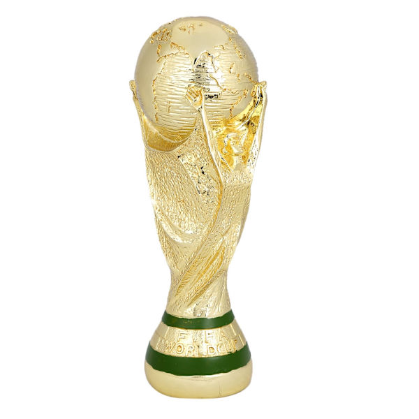 Harpiks Fodbold Spil Pris Trofæ Model Kunstværk Samling Hjem Display Gave (27cm)