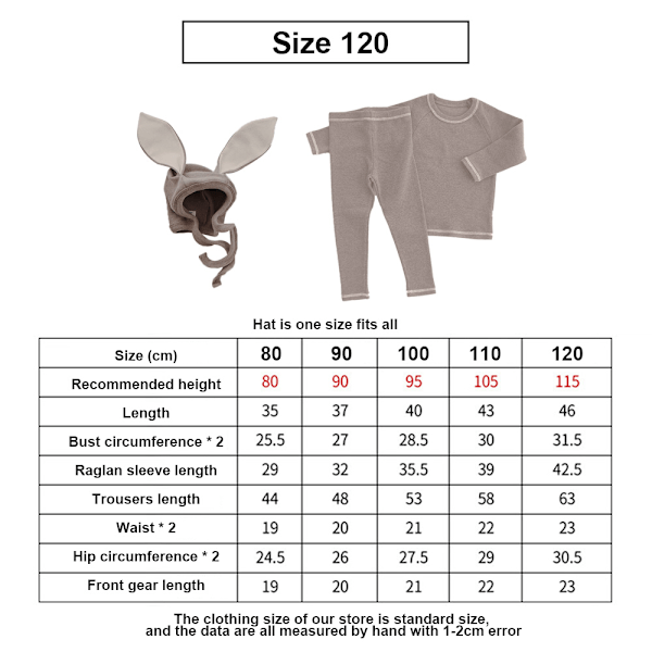 Barnkläder kostym barn basrock baby vår och höst hem kläder pyjamas (Khaki)