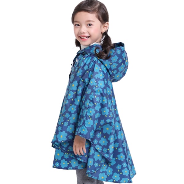 Kids Rain Poncho Hooded Rain Coat,Rainwear for Girls Boys