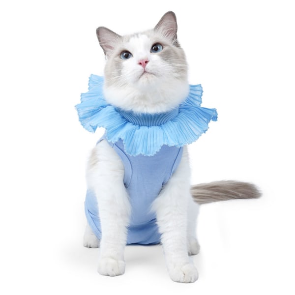 1pcs Cat Four seasons breathable spay/neuter suit postoperative