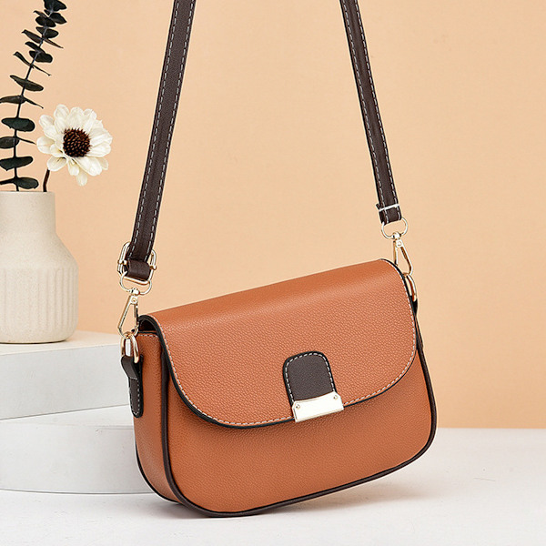 Små Crossbody-väskor för Kvinnor Trendiga Flik-Sadelplånböcker med Axelväska